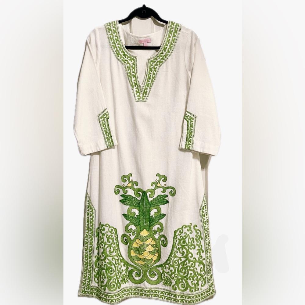 Vintage Lilly Pulitzer Embroidered Tunic Dress